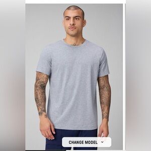 Fabletics The 24-7 Tee Grey Heather